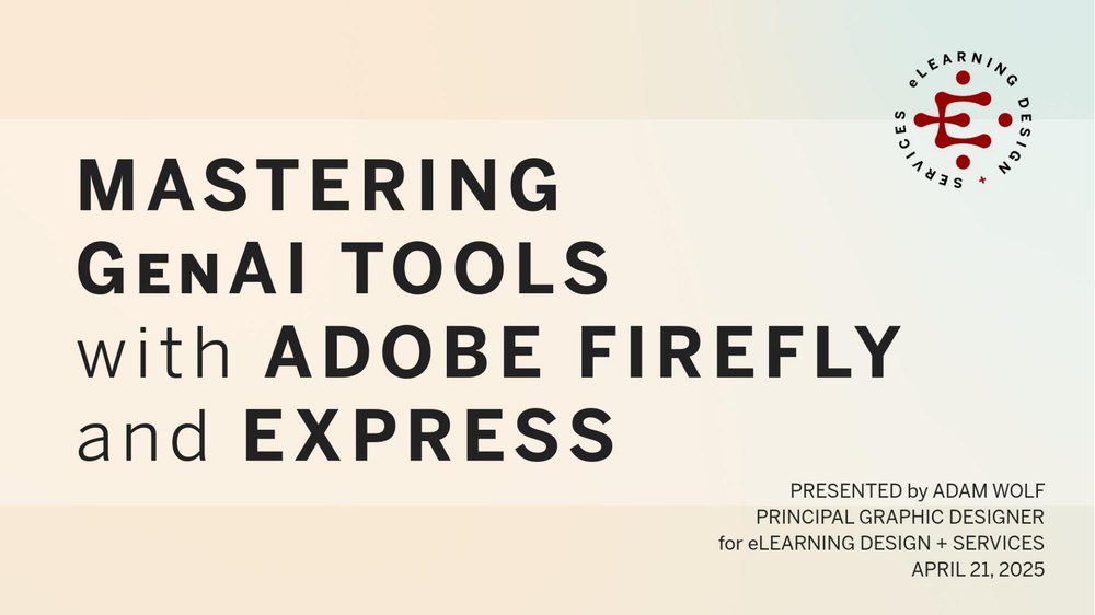 Mastering GenAI Tools presentation